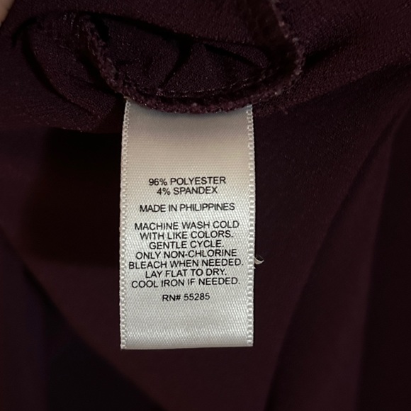 Express Long Sleeve Long Top with Crisscross Back. Size M. - Picture 5 of 7